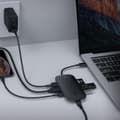 Miniatyrbillede 5 af 7: AUKEY CB-C71 interfacehub 5000 Mbit/s Sort