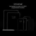Miniatyrbillede 2 af 4: Green Cell KABGC03 USB-kabel 0,25 m USB A USB C Sort