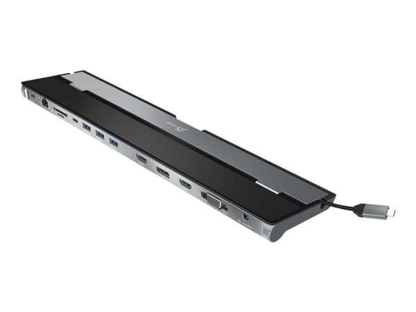j5create JCD543 - Dockningsstation - USB-C 3.1 Gen 1 - VGA, 2 x HDMI, DP - 1GbE