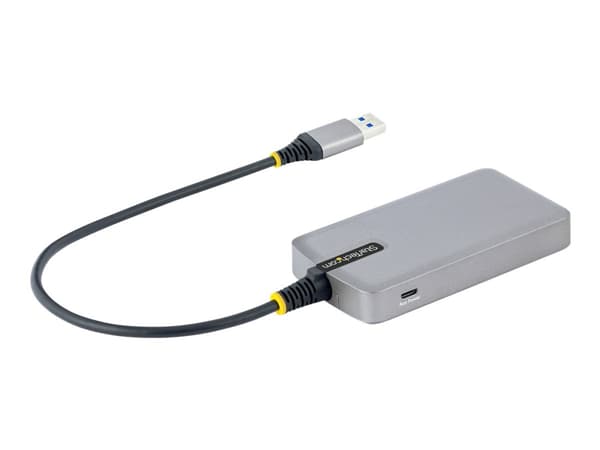 StarTech.com 3-Port USB Hub with Ethernet, 3x USB-A Ports, Gigabit Ethernet RJ45, USB 3.0 5Gbps, Bus-Powered, USB Hub w/ GbE and 1ft/30cm Long Cable,