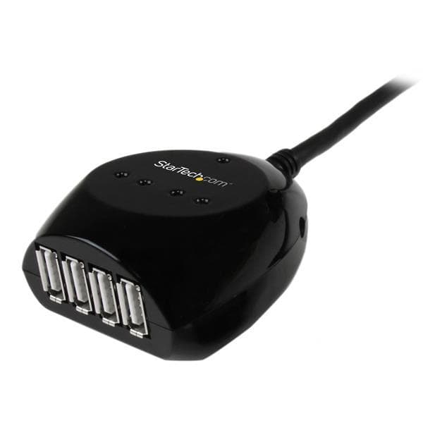 StarTech.com USB2.0 aktiv kabel med 4-portars hubb - Hub - 4 x USB2.0 - Desktop (USB2EXT4P15M)