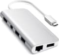 Miniatyrbillede 10 af 11: Satechi TYPE-C Multimedie Adapter - Sølv