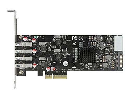 Delock PCI Express x4 -kortti 4 x ulkoiseen SuperSpeed USB -liitäntään