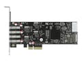 Pikkukuva 3 / 3: Delock PCI Express x4 -kortti 4 x ulkoiseen SuperSpeed USB -liitäntään