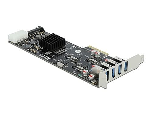 Delock PCI Express x4 -kortti 4 x ulkoiseen SuperSpeed USB -liitäntään