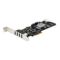 Pikkukuva 4 / 8: StarTech.com 4-porttinen USB3.0 SuperSpeed PCI Express -liitäntäkortti, jossa on 4 5Gb/s-kanavaa ja UASP - SATA/LP4-virtalähde - USB-sovitin - PCI Exp
