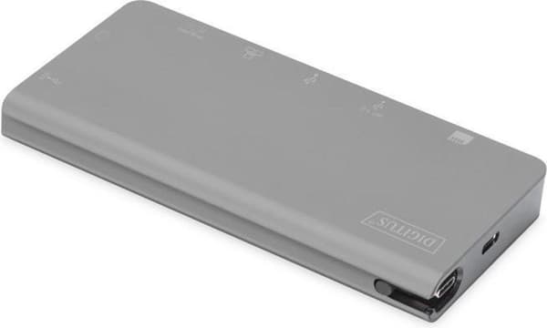 Digitus DA-70877 Notebook Dock & Port Replicator Kabelansluten USB 3.2 Gen 1 (3.1 Gen 1) Typ-C Grå