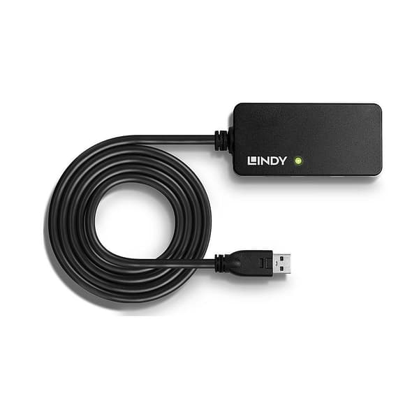 LINDY 43159 Kabel USB mini-a/BLE 0,5 m sort