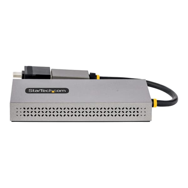 StarTech.com USB til dobbelt HDMI-adapter, USB A/C til 2x HDMI-skærme (1x 4K 30Hz, 1x 1080p), Integreret USB-A til C-dongle, 4in/11cm kabel, Windows &