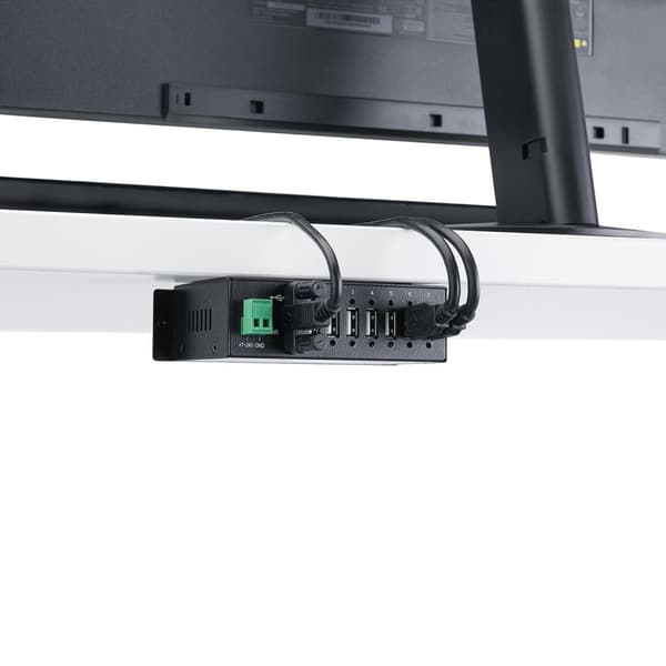 StarTech-monterbar robust industriel 7-ports USB-hub