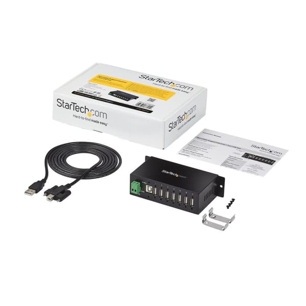 StarTech-monterbar robust industriel 7-ports USB-hub