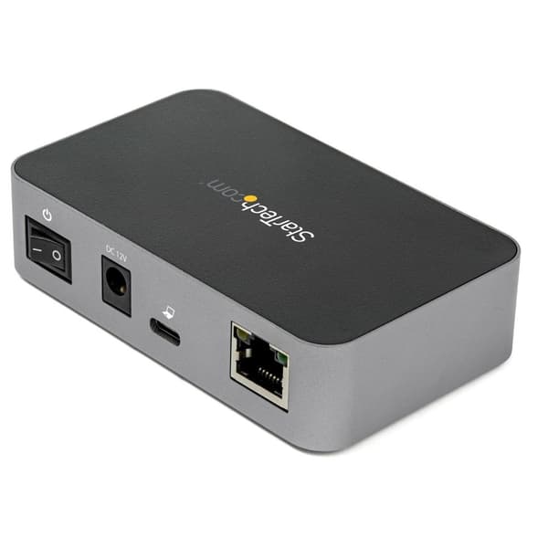 StarTech.com HB31C2A1CGS 3-portars USB-C-hubb (LAN-hubb, 10 Gbit/s, 2x USB-A och 1x USB-C, 1m värdkabel, strömförsörjd, med strömförsörjning) - Hub -