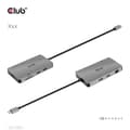 Miniatyrbild 5 av 9: Club 3D Club3D - Dockningsstation - USB-C 3.2 Gen 1 / Thunderbolt 3 - HDMI - GigE (CSV-1593)