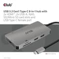 Miniatyrbild 8 av 9: Club 3D Club3D - Dockningsstation - USB-C 3.2 Gen 1 / Thunderbolt 3 - HDMI - GigE (CSV-1593)