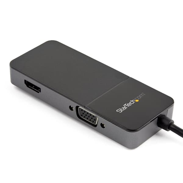 StarTech.com USB 3.0 - HDMI- ja VGA-sovitin - 4K/1080p USB Type-A -kaksoisnäytön moniporttisovitinmuunnin - Ulkoinen videografiikkakortti useille näyt