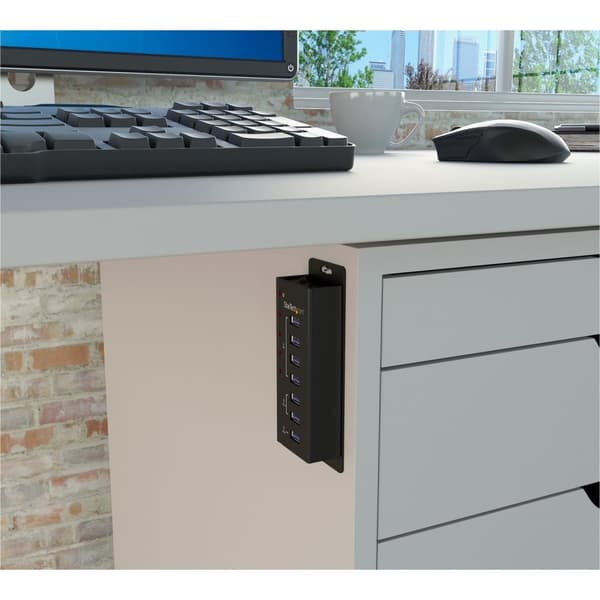 StarTech 4 Port USB3.0 Hub m - 3 dedikerede opladningsporte (2x1A & 1x2A) - Hub - 4 x SuperSpeed USB3.0 - Desktop (ST4300U3C3)