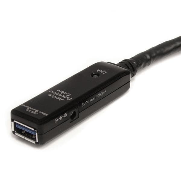 StarTech.com 5 metrin aktiivinen USB 3.0 -jatkokaapeli - uros/naaras - USB 3.0 SuperSpeed -kaapelin jatkojohto