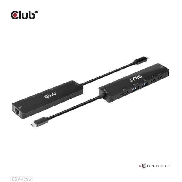 Club 3D - Dockingstation - USB-C 3.1 Gen 1 - HDMI - GigE