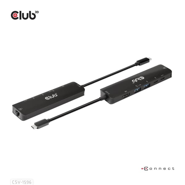 Club 3D - Dockingstation - USB-C 3.1 Gen 1 - HDMI - GigE