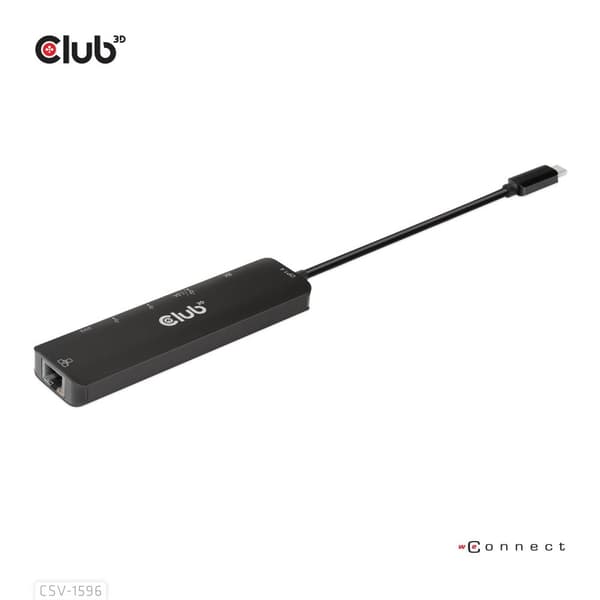 Club 3D - Dockingstation - USB-C 3.1 Gen 1 - HDMI - GigE