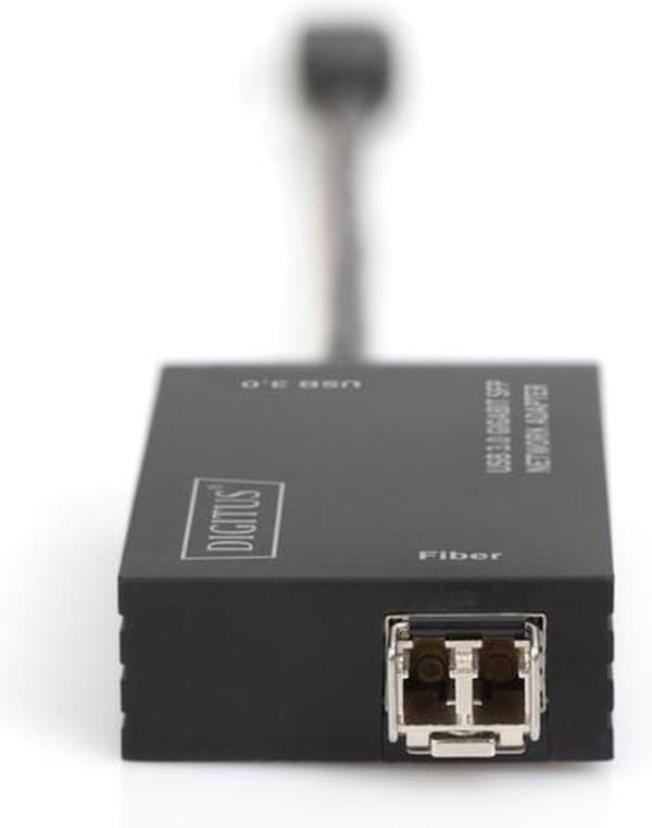 Digitus dator, fiberoptik, bärbar dator, USB 3.2 Gen 1 (USB 3.0), nätverksadapter [1x USB - 1x SFP-kortplats] DN-3026
