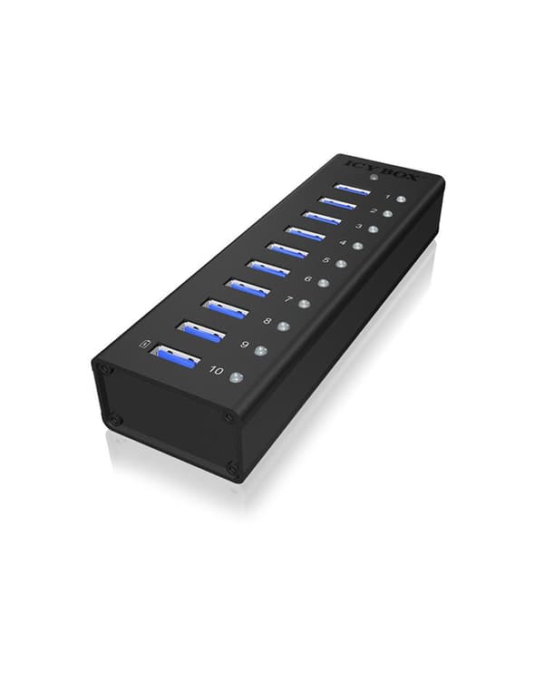 Raidsonic ICY BOX IB-AC6110 10-portars USB 3.0 Hub