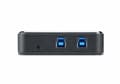 Miniatyrbild 2 av 3: ATEN US3324 2 x 4 USB 3.1 Gen1 Perifer Sharing Switch - USB-switch för perifer delning - 4 x USB 3.1 Gen 1 - Desktop (US3324)