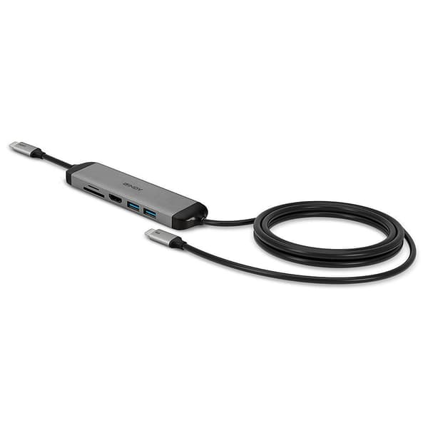 LINDY USB 3.2 Type C Laptop Micro Dock med 1,4 m USB PD-opladningskabel - Dockingstation - USB-C 3.2 - HDMI