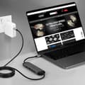 Miniatyrbillede 5 af 5: LINDY USB 3.2 Type C Laptop Micro Dock med 1,4 m USB PD-opladningskabel - Dockingstation - USB-C 3.2 - HDMI