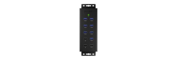 Hub 7-portars IcyBox USB 3.0 IB-HUB1703-QC3 inkl. 3 lådöppningar