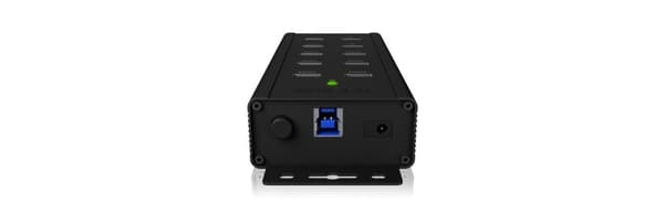 Hub 7-portars IcyBox USB 3.0 IB-HUB1703-QC3 inkl. 3 lådöppningar