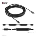 Pikkukuva 2 / 10: Club 3D CAC-1535 USB 3.2 GEN 2 Type-C–C aktiivinen kaksisuuntainen kaapeli 8K60HZ Data 10GBPS ja PD