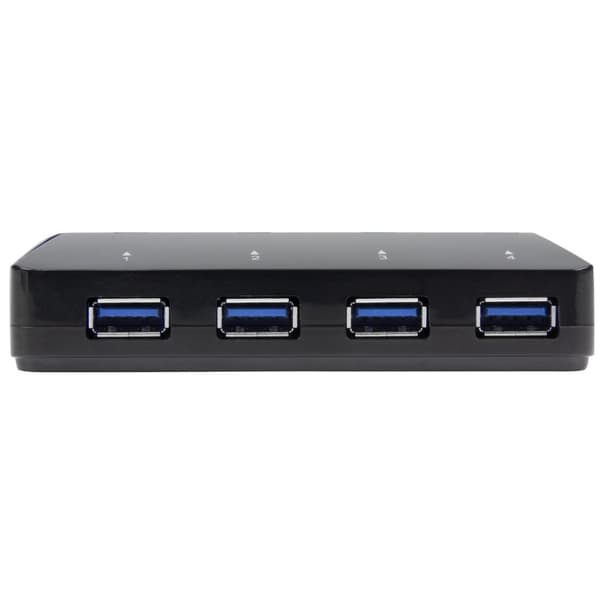 4-portars USB 3.0 Hub plus 2,4A laddningsport