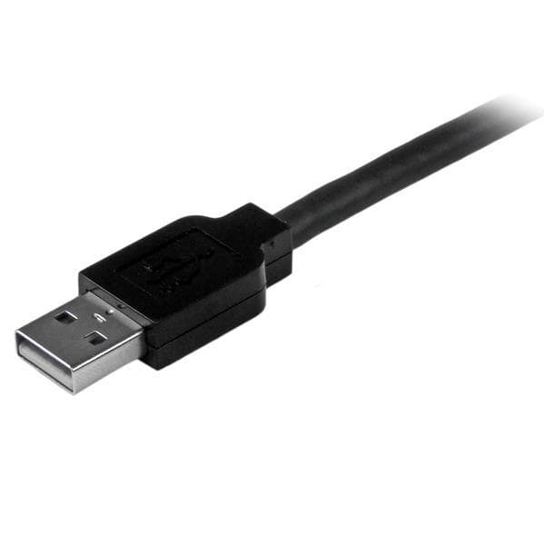 StarTech.com 15m Active USB 2.0 A to B-kabel - Hane/Hane - USB-skrivarkabel 1x USB A / 1x USB B - Svart