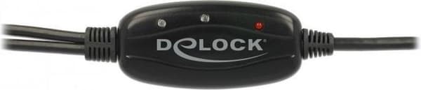 DeLOCK USB-A (m) till 2x 9-stift SUB-D med skruvar (m) seriell RS232-adapter / FTDI-chip - 1,5 meter