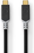 Pikkukuva 2 / 4: USB-kaapeli | USB 3.2 Gen 2x2 | USB-C™ uros | USB-C™ uros | 20 Gbps | kultaa | 2,00 m | Pyöreä | pvc | Zilver | ikkuna laatikko