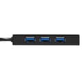 Pikkukuva 5 / 7: StarTech.com 3-porttinen kannettava USB3.0-keskitin Gigabit Ethernet -sovittimella NIC - Keskitin - 3 x SuperSpeed USB3.0 + 1 x 10/100/1000 - pöytäkon