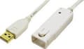 Miniatyrbillede 5 af 5: LogiLink USB 2.0 Repeater, 12 m aktiv forlænger, Hvid