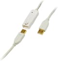 Miniatyrbillede 2 af 5: LogiLink USB 2.0 Repeater, 12 m aktiv forlænger, Hvid
