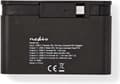 Miniatyrbild 6 av 8: Nedis USB-adapter | USB 3.2 Gen 2 | USB-C™ hane | 2x USB-A / 2x USB-C™ | Nickelpläterad | Svart | Låda