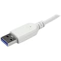 Miniatyrbild 4 av 5: 4 Portable Compact USB 3.0 Hub med integrerad kabel - aluminium