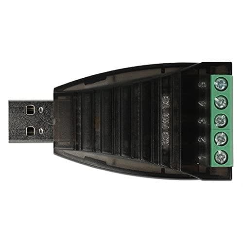 Delock Converter USB Type-A til seriel RS-422/485 klemrække med overspændingsbeskyttelse 600W isolation 2,5kV