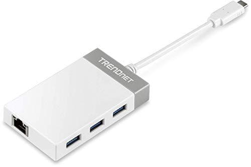 TRENDnet TUC-ETGH3 - Netværksadapter - USB-C - 1000Base-T x 1 + USB3.0 x 3 (TUC-ETGH3)
