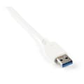 Miniatyrbild 3 av 6: 3-portars bärbar aluminium USB 3.0-hub med Gigabit Ethernet-nätverksadapter integrerad kabel
