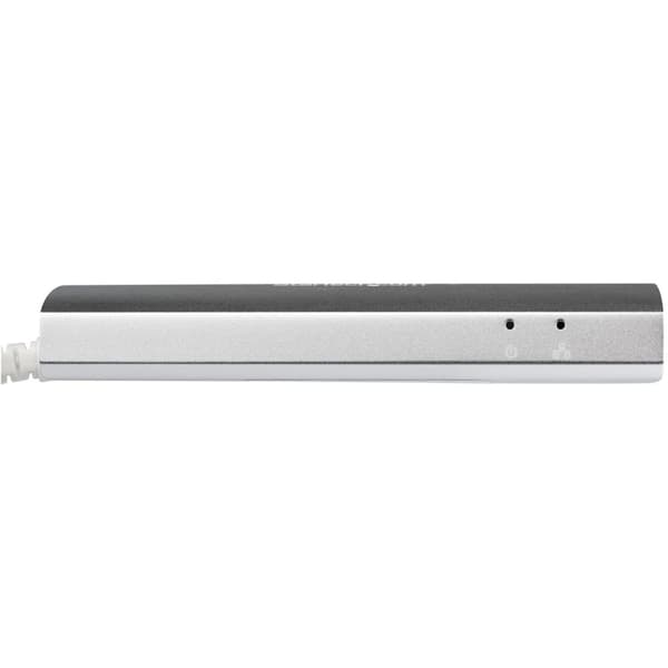 3-portars bärbar aluminium USB 3.0-hub med Gigabit Ethernet-nätverksadapter integrerad kabel