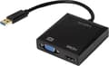 Miniatyrbild 3 av 3: LogiLink-kabeladaptrar/reducerare Adapter USB3.0 till VGA/HDMI
