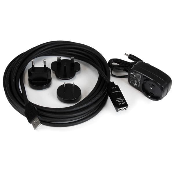 StarTech.com 5m aktivt USB 2.0 forlængerkabel, M/F, USB forlænger/repeater kabel
