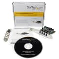 Miniatyrbild 5 av 5: StarTech.com 4-portars PCI Express USB3.0 SuperSpeed gränssnittskort med UASP - Intern SATA - USB-adapter - PCIe - USB3.0 x 4 - för P/N: USB3S2ESATA3