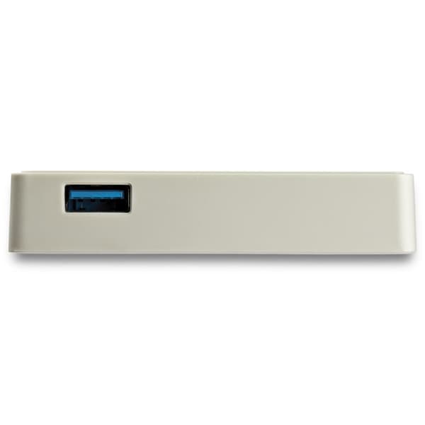 StarTech.com USB 3.1 USB-C Ethernet-adapter med extra USB-port - Vit - Nätverksadapter - USB-C - Gigabit Ethernet + USB 3.1 Gen 2 - vit