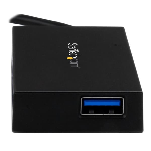 StarTech.com 4-portars USB-C Hub - USB-C till 4x USB-A - USB 3.0 Hub - Inkluderar strömadapter - Hub - 4 x SuperSpeed USB 3.0 - Desktop